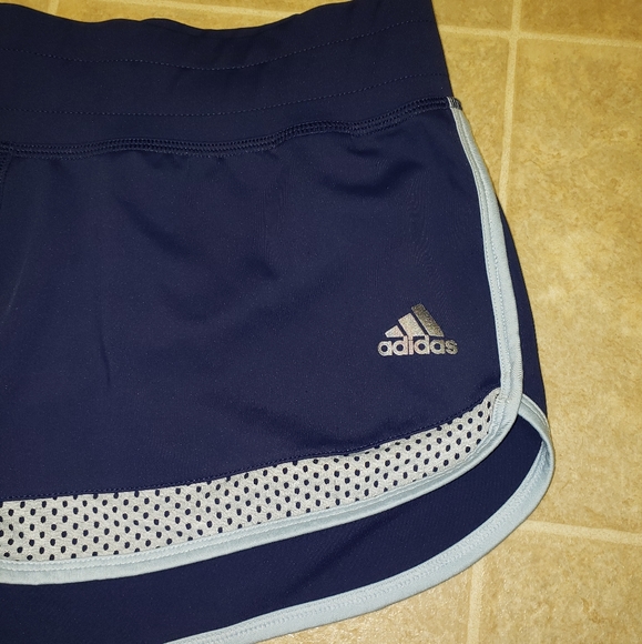 Adidas Climalite Shorts Women's Size Medium Blue - Picture 2 of 8